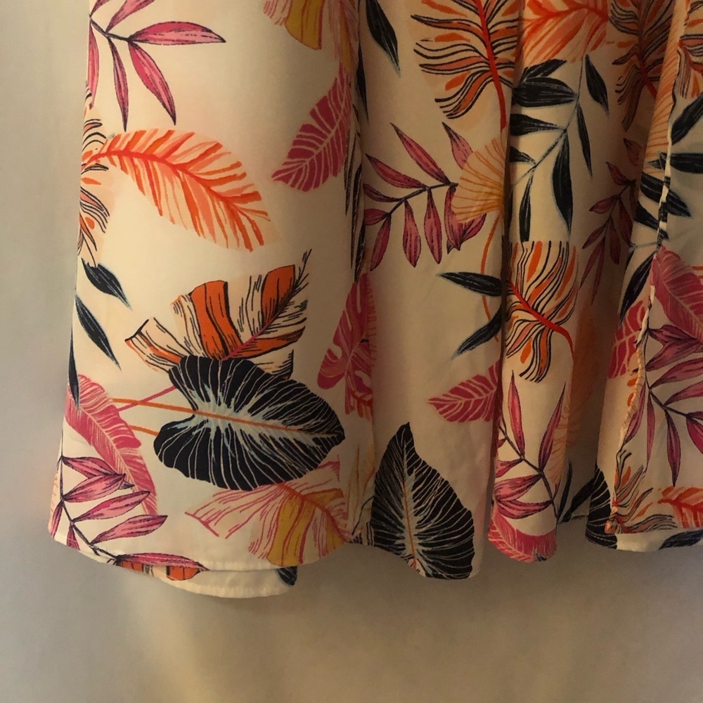 LULUS Side Slit Floral Wide Leg Pants Size M - Picture 10 of 10